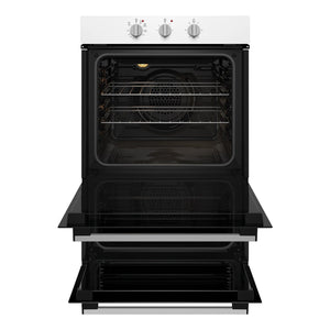 Chef 60cm Electric Built-In Fan Forced Oven with Separate Grill CVE662WB, Front View With Door Open