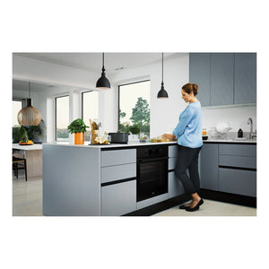 Chef 60cm Electric Built-In Multi-Function Oven with Easy Pyro Clean CVEP614DB, Lifestyle View 4