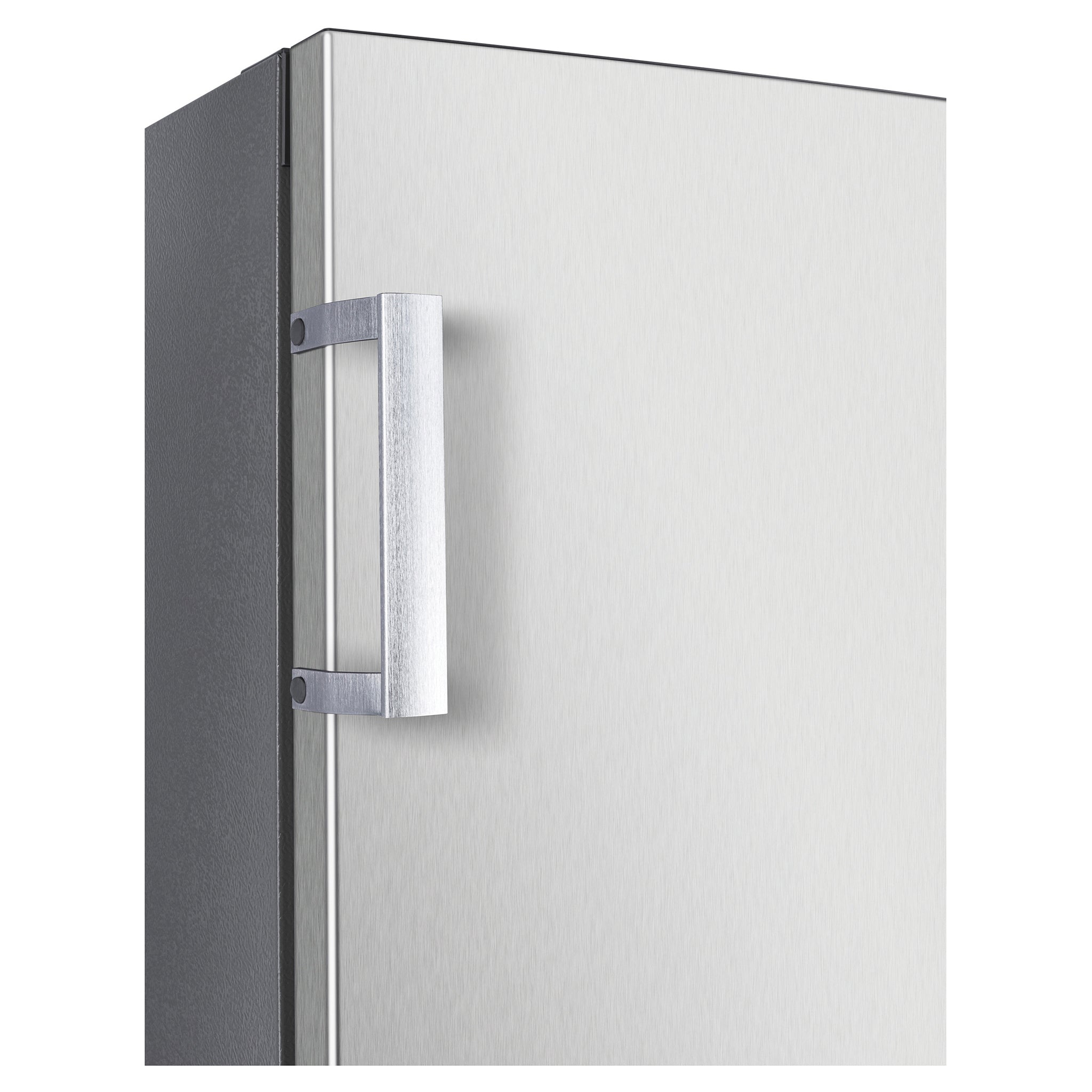 CHiQ 166L Stainless Steel Upright Frost-Free Freezer CSF165NSS, Handle View