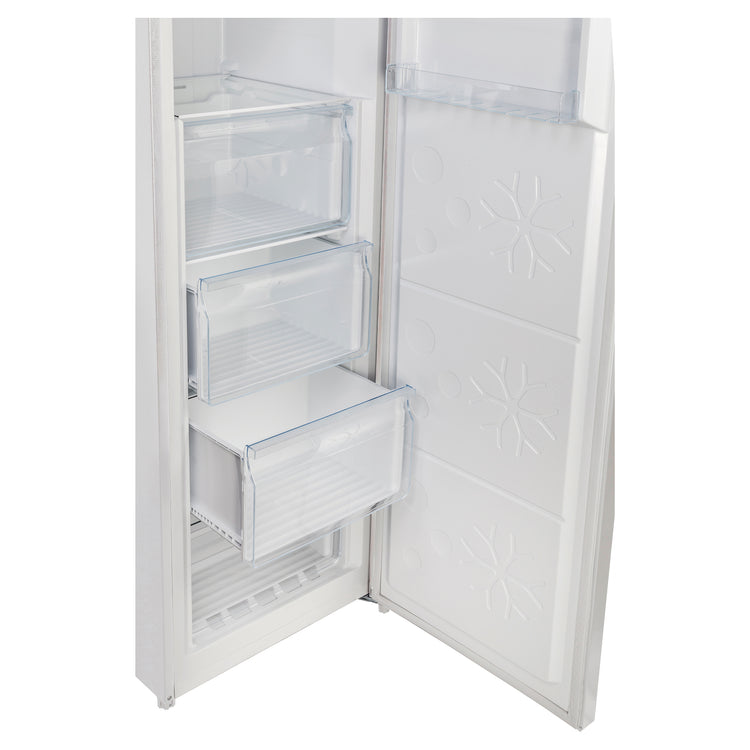 CHiQ 206L White Frost-Free Upright Freezer CSF206NW, Drawer View