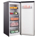 CHiQ 122L Black No Frost Multi-Function Freezer CSH121NBS, Freezer Side View