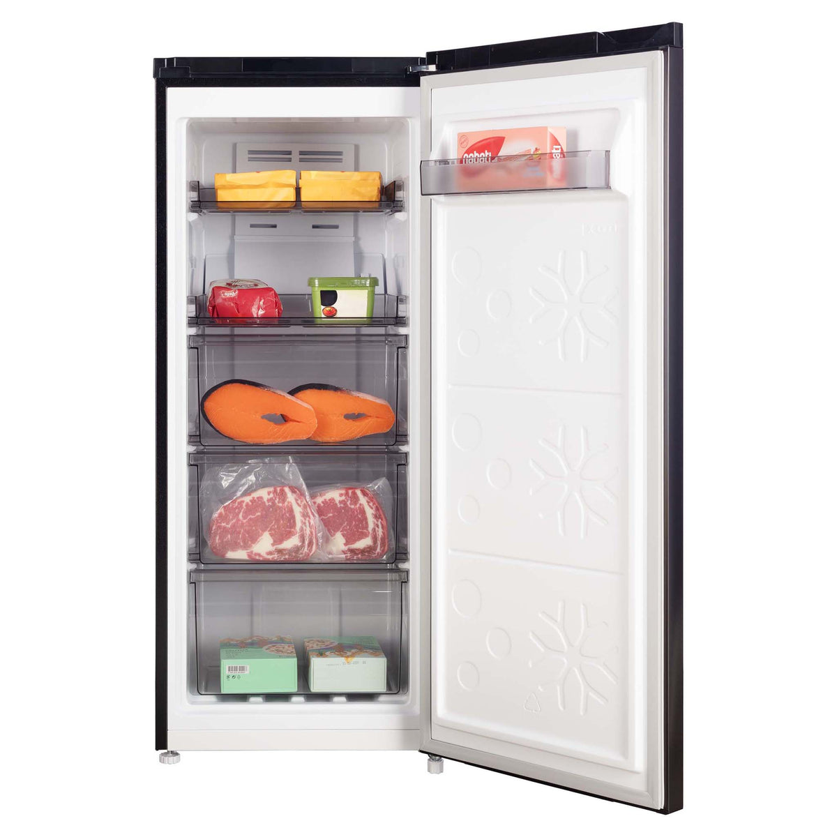 CHiQ 122L Black No Frost Multi-Function Freezer CSH121NBS, Freezer View