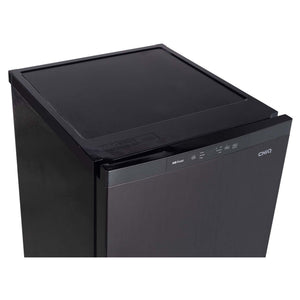 CHiQ 122L Black No Frost Multi-Function Freezer CSH121NBS, Top Cover View