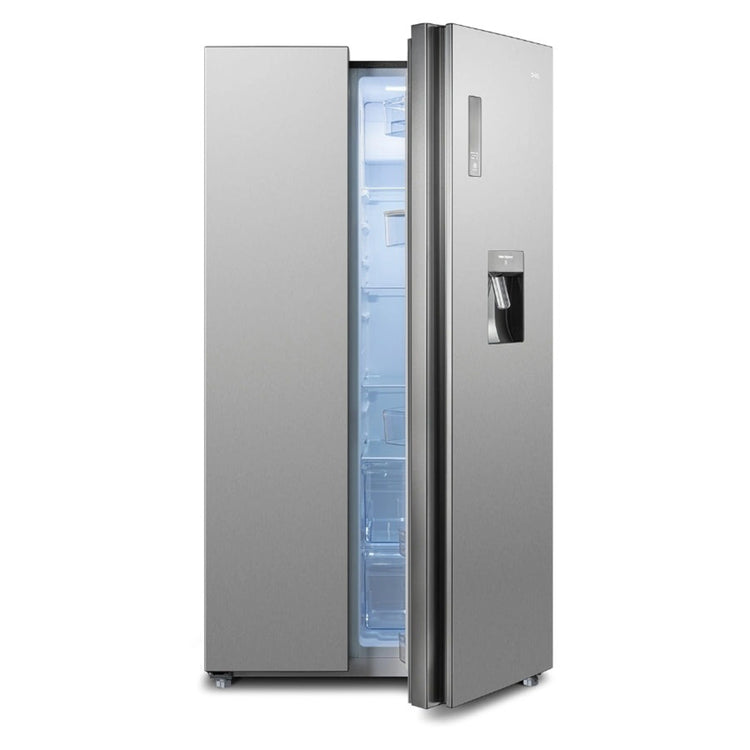 CHIQ CSS557NSD4E 559L Side By Side Fridge VCM Silver