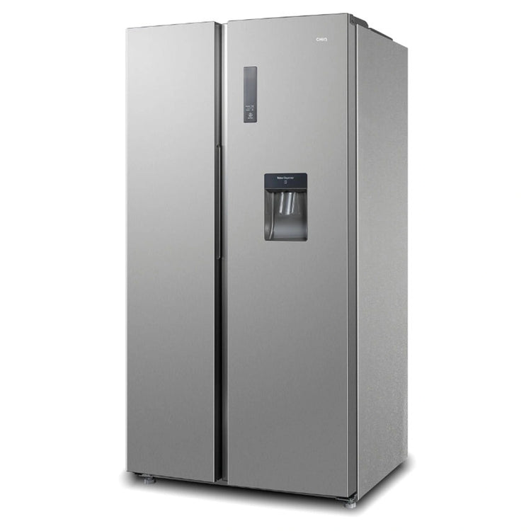CHIQ CSS557NSD4E 559L Side By Side Fridge VCM Silver