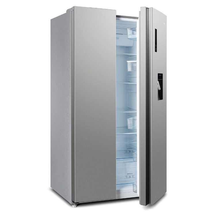 CHIQ CSS557NSD4E 559L Side By Side Fridge VCM Silver