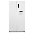 CHiQ 559L White Side by Side Refrigerator CSS559NWD4E, Front View
