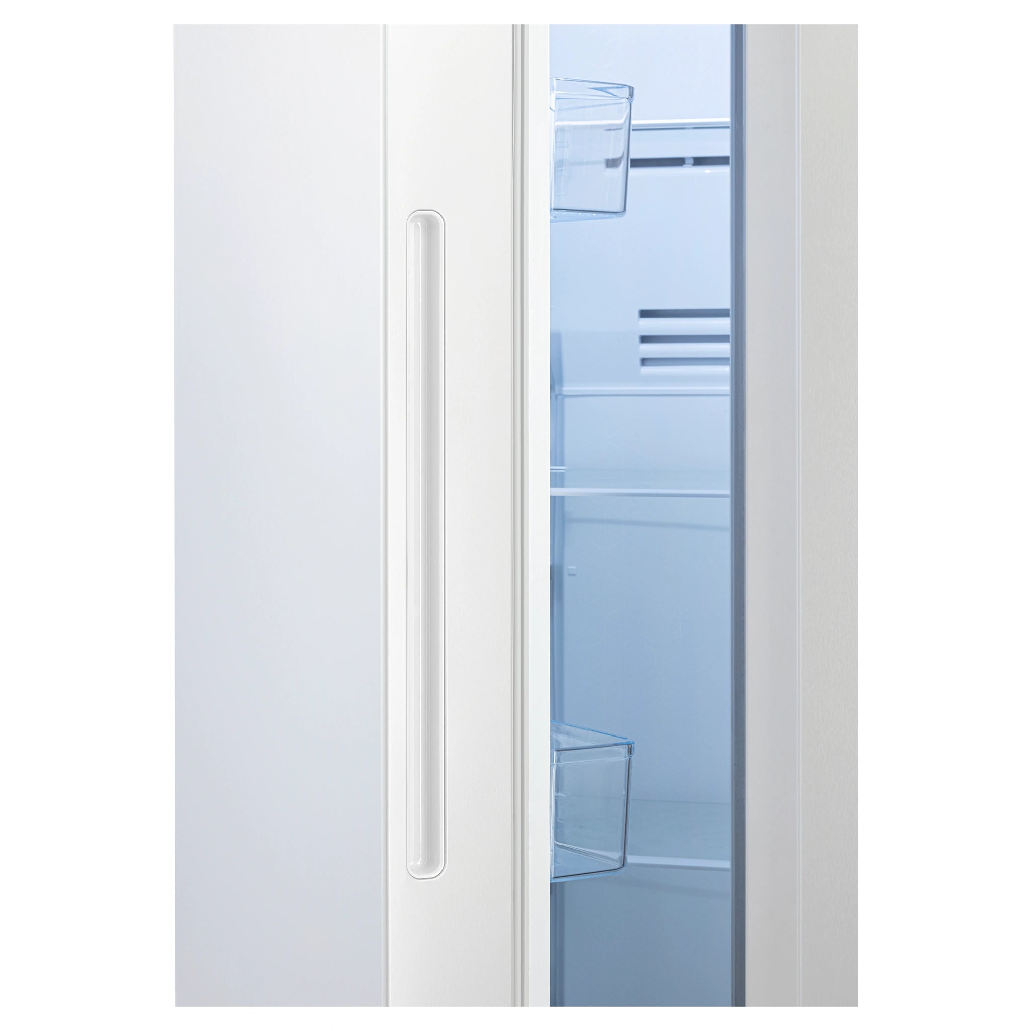 CHiQ 559L White Side by Side Refrigerator CSS559NWD4E, Handle  View