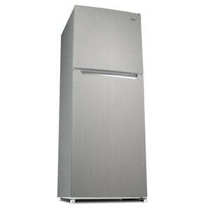 CHiQ 202L Top Mount Fridge Stainless Steel CTM200NSS5E, Front Left Side View