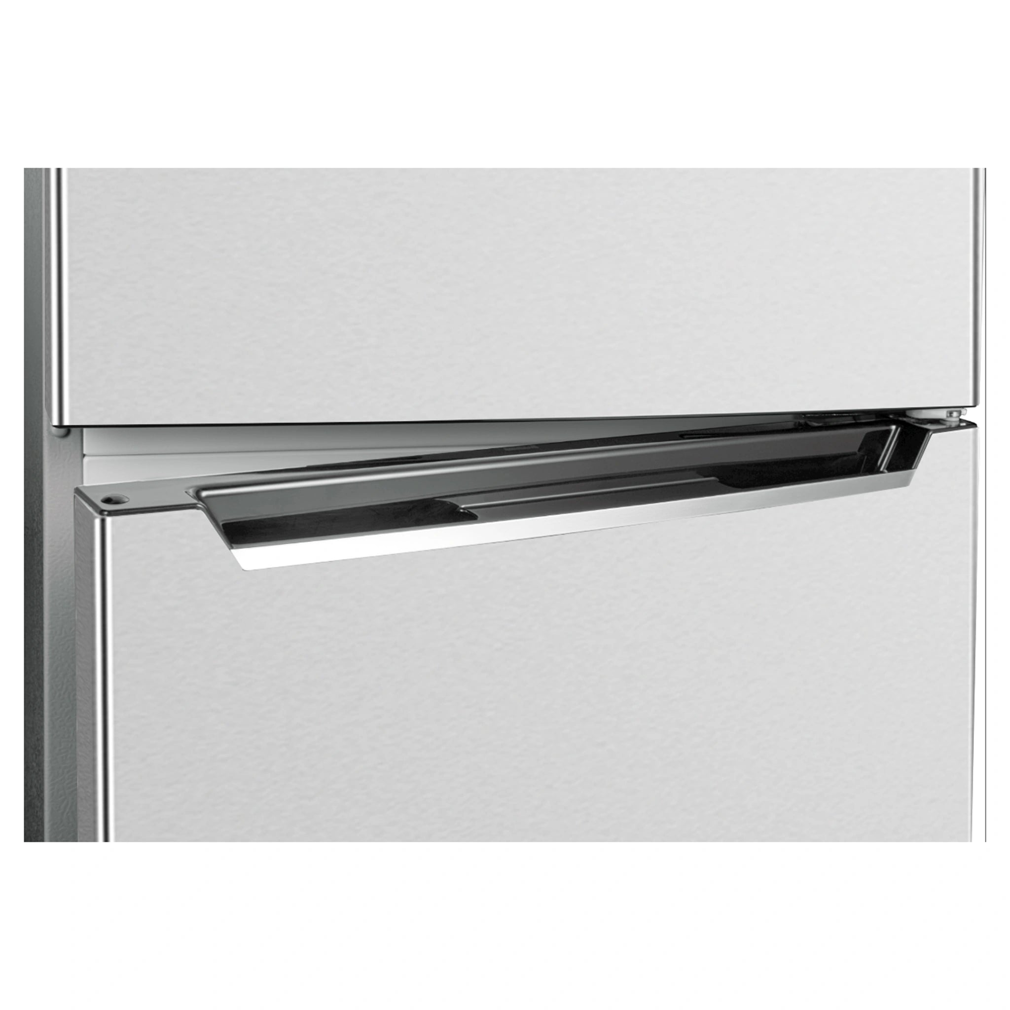 CHiQ 202L Top Mount Fridge Stainless Steel CTM200NSS5E, Handle Detailed View