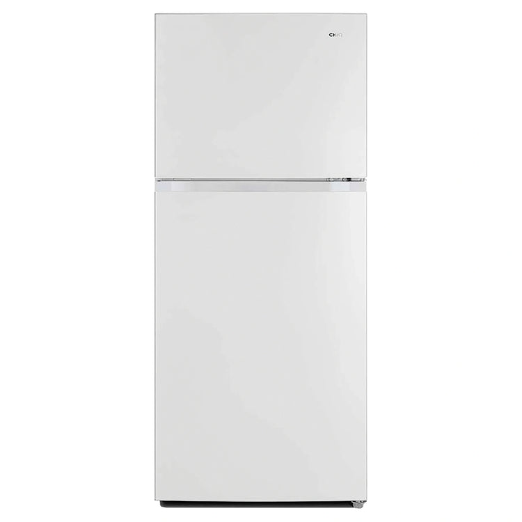 CHiQ 410L Top Mount Fridge White CTM410NW, Front View