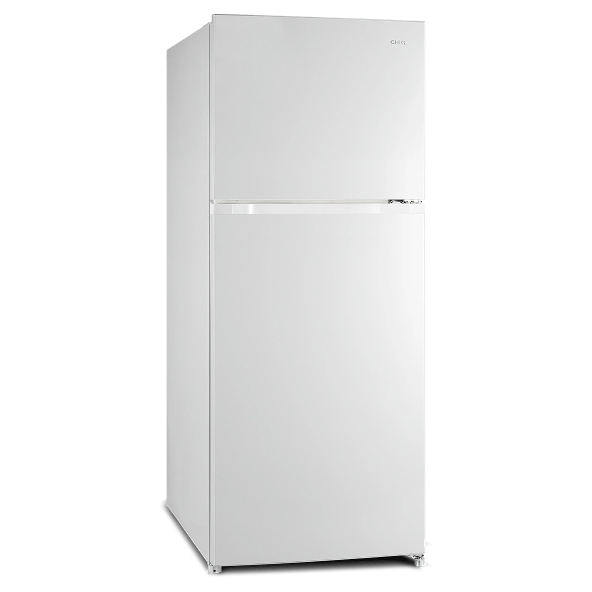 CHiQ 410L Top Mount Fridge White CTM410NW, Left Side View
