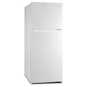 CHiQ 410L Top Mount Fridge White CTM410NW, Left Side View