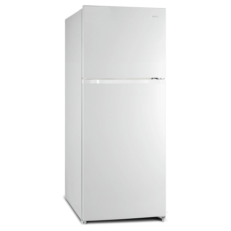 CHiQ 410L Top Mount Fridge White CTM410NW, Left Side View