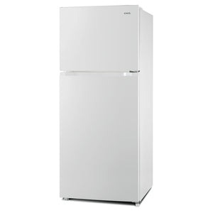 CHiQ 410L Top Mount Fridge White CTM410NW, Right Side View