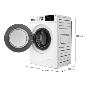 ChiQ 8.5kg/5kg White Washer Dryer Combo WD85SW1, Dimensions View