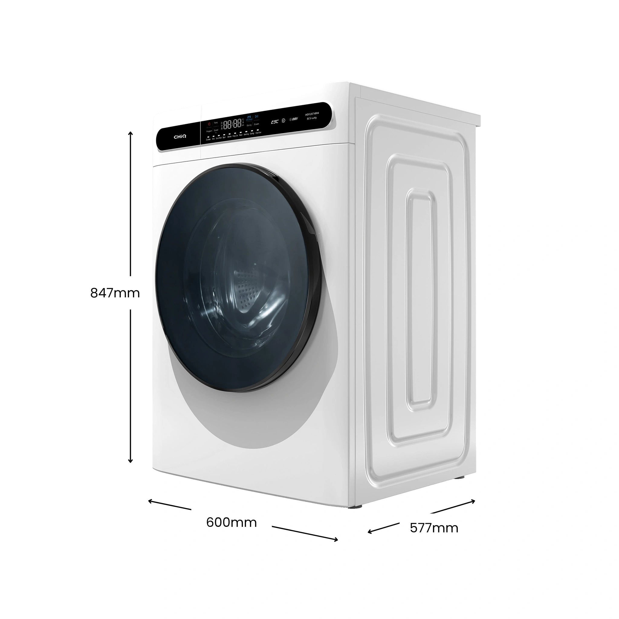 CHiQ WDFL85T48W4 8.5Kg Washer & Dryer Combo White