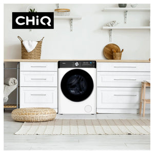 CHiQ 10Kg White Front Load Washer WFL100SW, Lifestyle View