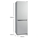 CHiQ 231L Bottom Mount Fridge VCM Silver CBM230NS3, Dimensions