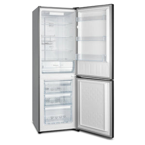 CHiQ 231L Bottom Mount Fridge VCM Silver CBM230NS3, Front Left Side View With Door Open