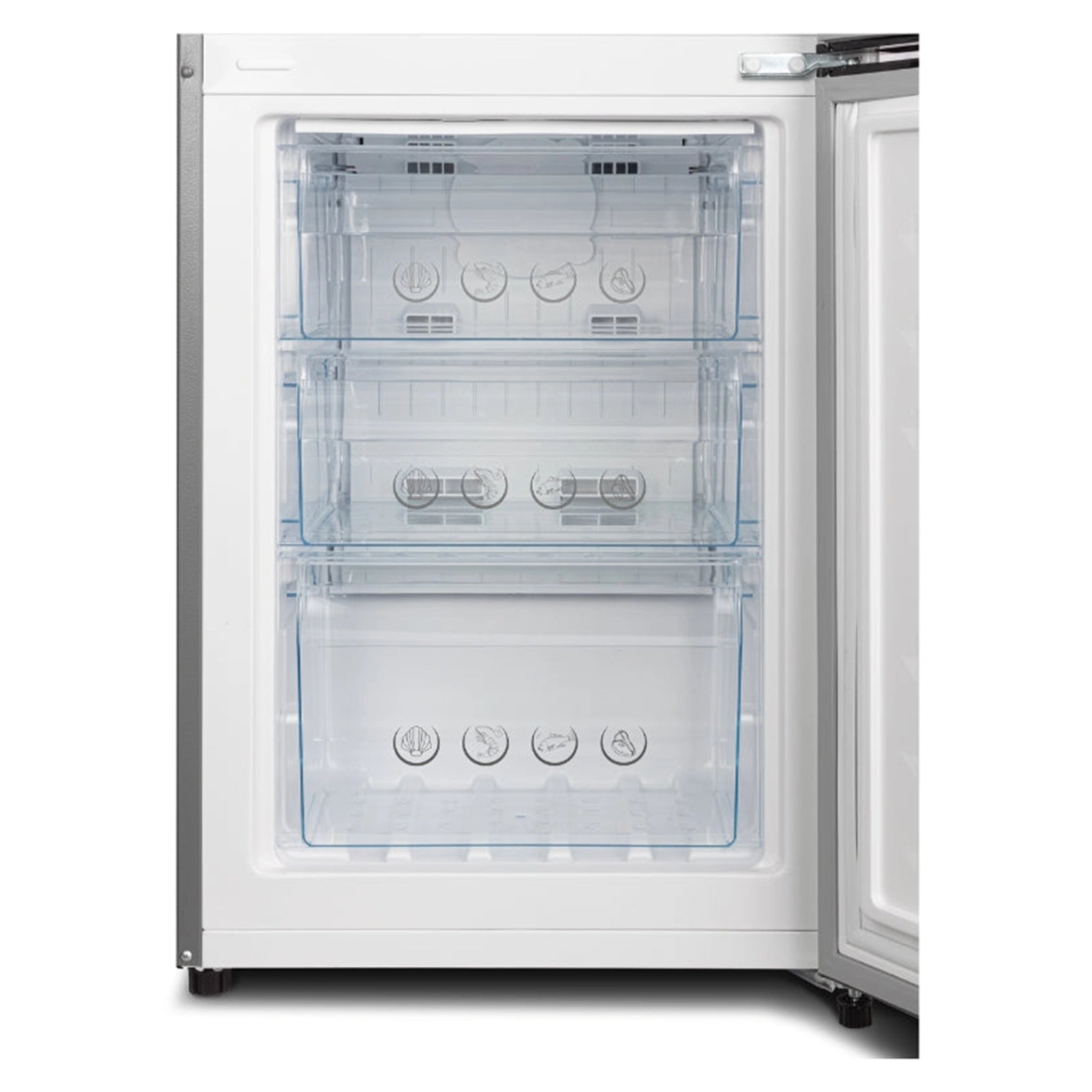 CHiQ 231L Bottom Mount Fridge VCM Silver CBM230NS3, Inside View