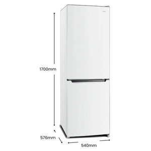 CHiQ 231L Bottom Mount Fridge White CBM231NW2, Dimensions
