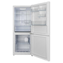 CHiQ 283L Bottom Mount Fridge White CBM283NW3, Front View With Door Open
