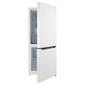 CHiQ 283L Bottom Mount Fridge White CBM283NW3, Front View With Half Door Open