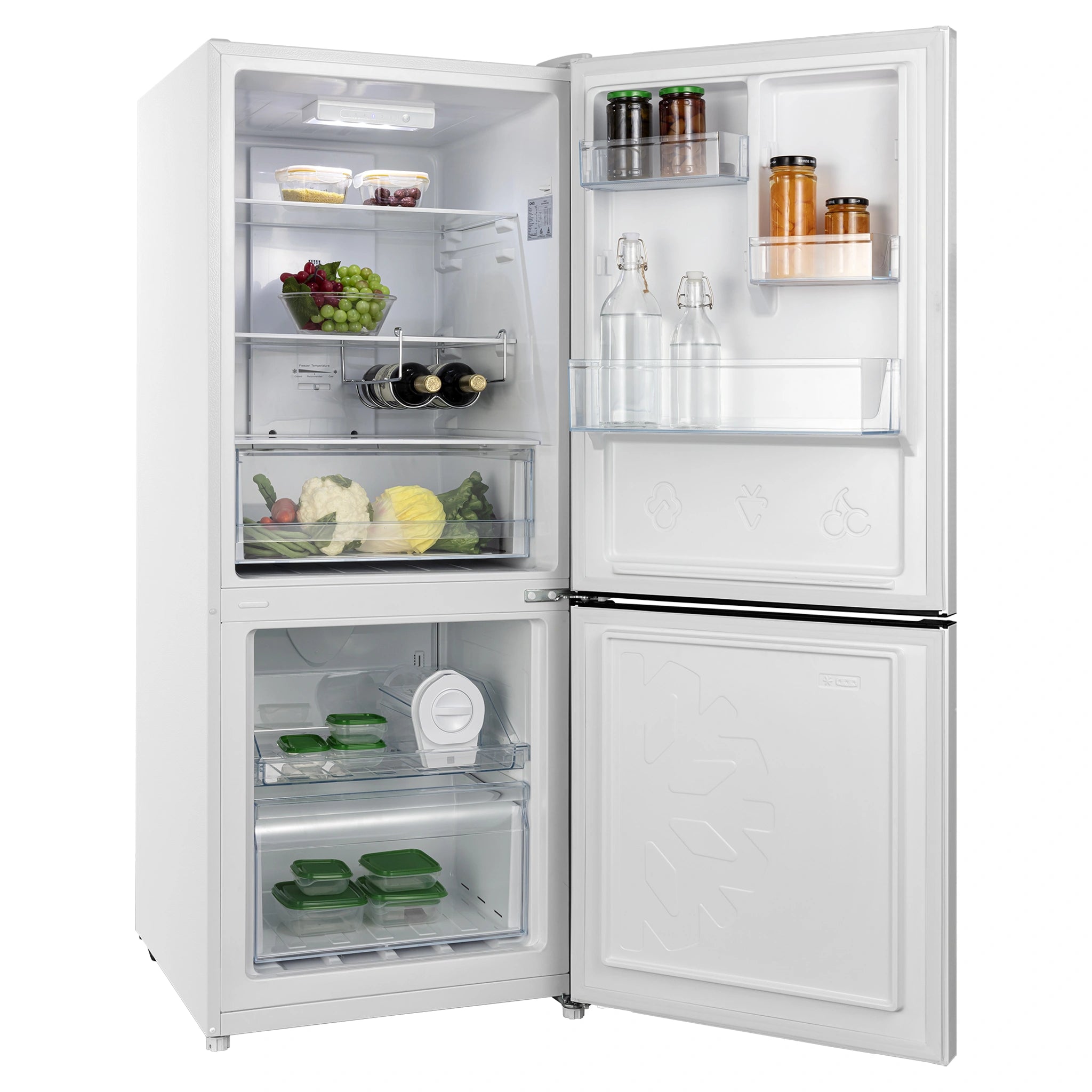 CHiQ CBM283NW3 283L Bottom Mount Fridge White