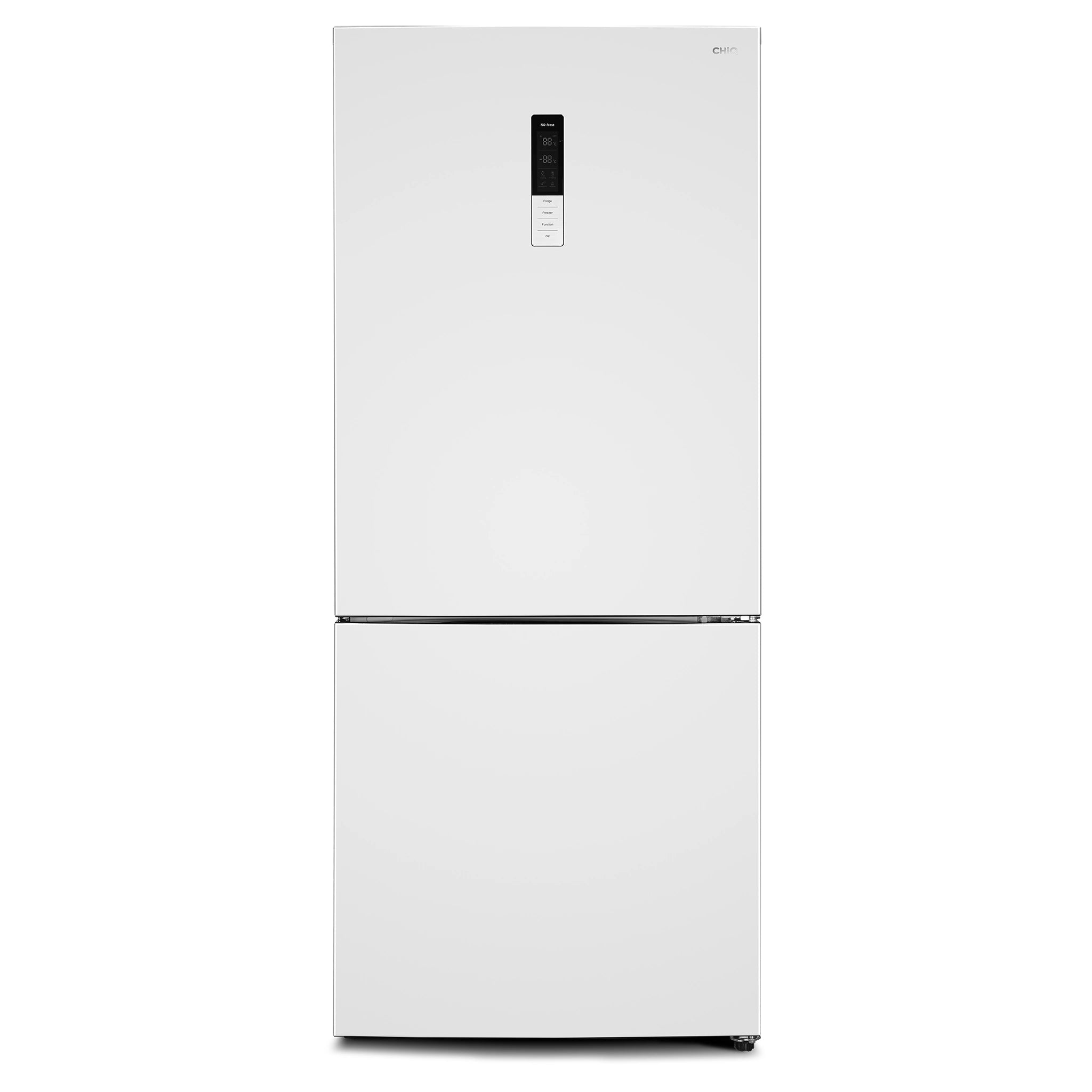 CHiQ 396L Bottom Mount Fridge White CBM396NW3, Front View