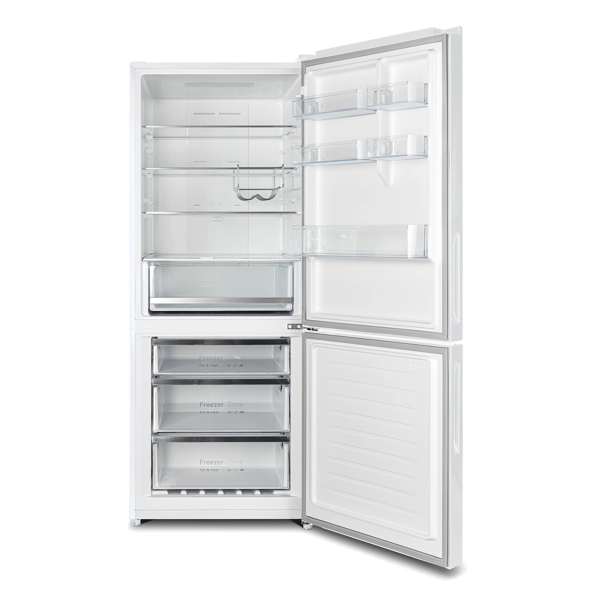 CHiQ CBM396NW3 396L Bottom Mount Fridge White