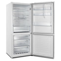 CHiQ 396L Bottom Mount Fridge White CBM396NW3, Left Side View With Door Open