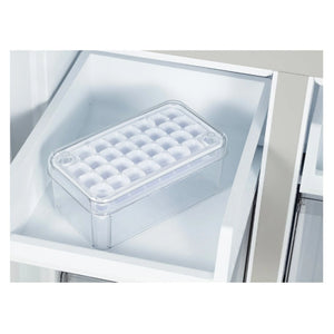 ChiQ 503L Quad Door Fridge - White Steel CCD499NWS, Ice Maker View