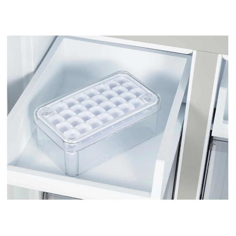ChiQ 503L Quad Door Fridge - White Steel CCD499NWS, Ice Maker View