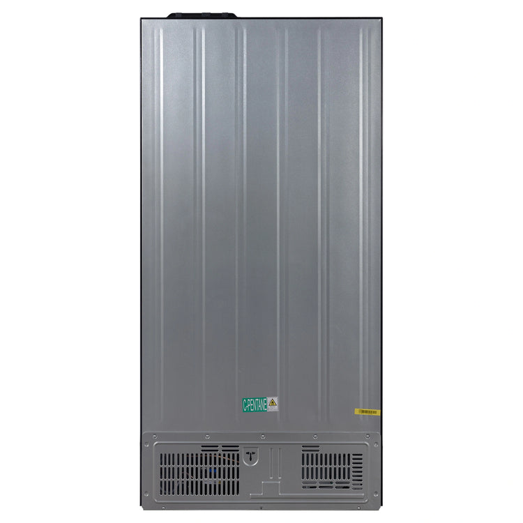 CHiQ 503L Silver Four Door Frost-Free Refrigerator CCD500NS, Back Side View