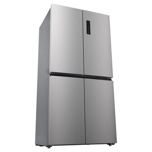 CHiQ 503L Silver Four Door Frost-Free Refrigerator CCD500NS, Front Right Side View