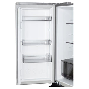 CHiQ 503L Silver Four Door Frost-Free Refrigerator CCD500NS, Left Fridge Door View