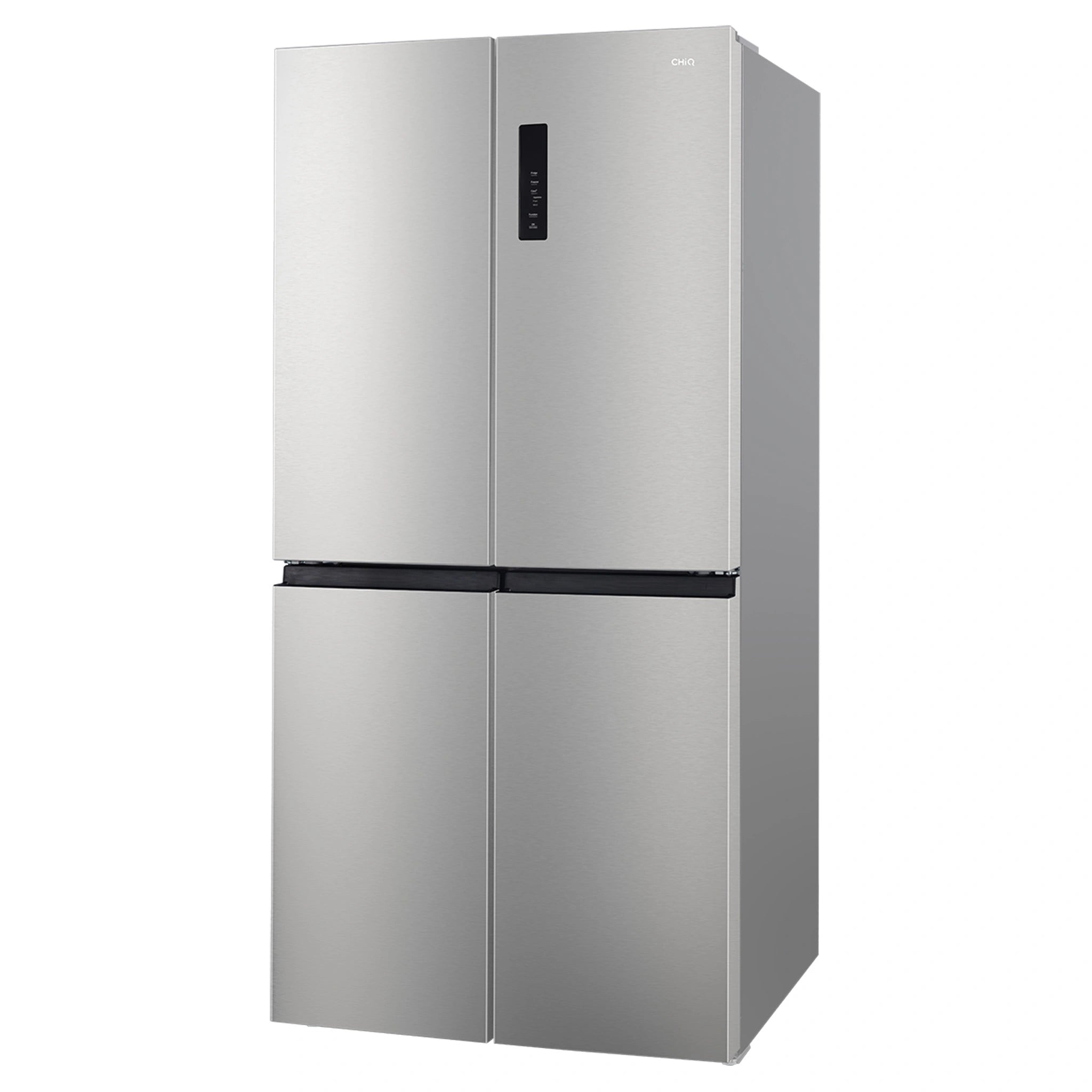 CHiQ 503L Silver Four Door Frost-Free Refrigerator CCD500NS, Left Side View