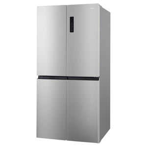 CHiQ 503L Silver Four Door Frost-Free Refrigerator CCD500NS, Left Side View