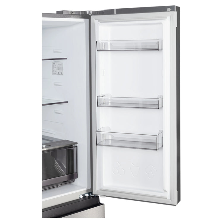 CHiQ 503L Silver Four Door Frost-Free Refrigerator CCD500NS, Right Fridge Door View