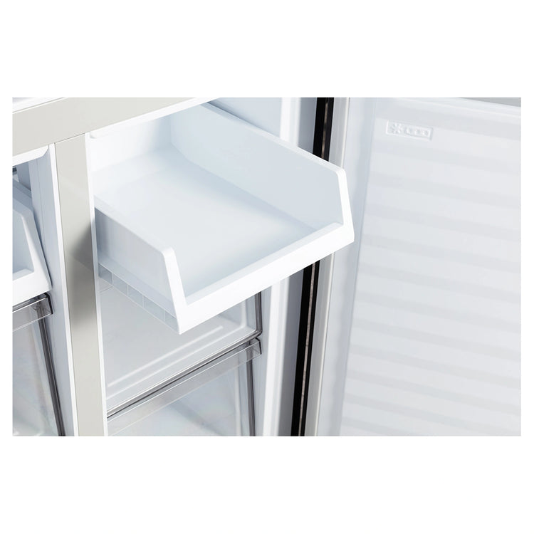CHiQ 503L Silver Four Door Frost-Free Refrigerator CCD500NS, Tray