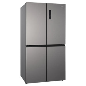 CHiQ 601L Silver French Door Frost-Free Refrigerator CCD596NS, Right Side View