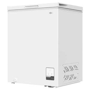 CHiQ 142L White Hybrid Chest Freezer CCF142WE, Close Door View