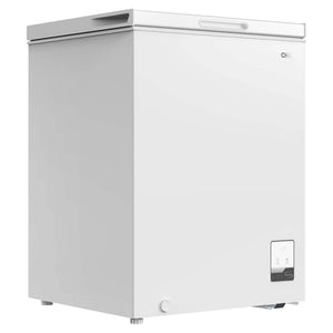 CHiQ 142L White Hybrid Chest Freezer CCF142WE, Front Close Door View