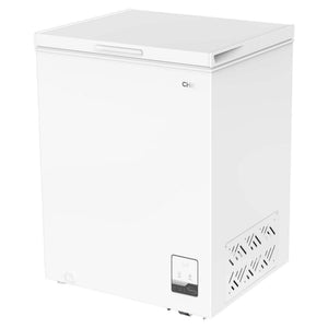 CHiQ 142L White Hybrid Chest Freezer CCF142WE, Top Close Door View