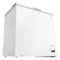 CHiQ 199L White Hybrid Chest Freezer CCF199WE, Bottom Right Side View