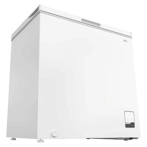 CHiQ 199L White Hybrid Chest Freezer CCF199WE, Bottom Right Side View