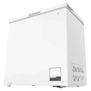 CHiQ 199L White Hybrid Chest Freezer CCF199WE, Top Right Side View