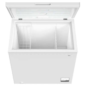 CHiQ 199L White Hybrid Chest Freezer CCF199WE, Top View