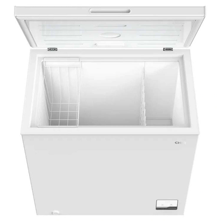 CHiQ 199L White Hybrid Chest Freezer CCF199WE, Top View